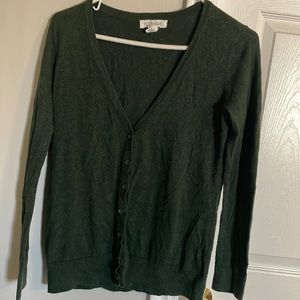 Dark Green Cardigan